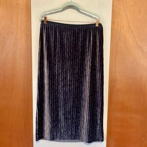 Maeve by Anthropologie deep purple textured fitted midi skirt,